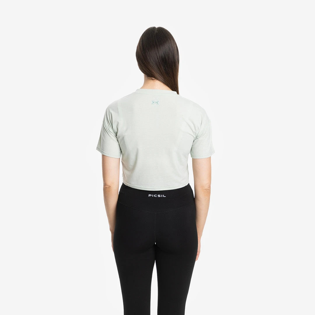 Camiseta Premium Crop Manga Corta Mujer 4 Camiseta Premium Crop Manga Corta Mujer - Image 2