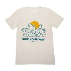Burley Ride Your Way Shirt, Cargo Trailer, Oatmeal