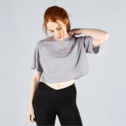 Camiseta Crop Oversize Mujer SS25