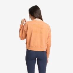 Sudadera Mujer Crop Jersey Stretch -Burley Kids Store Sudadera Crop Naranja Mujer 1080x1080 3