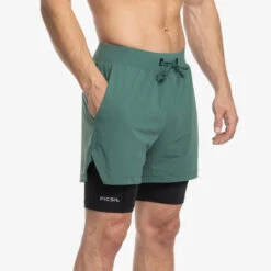 Pack 3 Shorts Con Malla Compresión 2 En 1 Hombre Premium -Burley Kids Store temp LrbuKXC